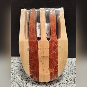 Wooden Salad Or Pasta Server Forks (Big Dipper Brand).